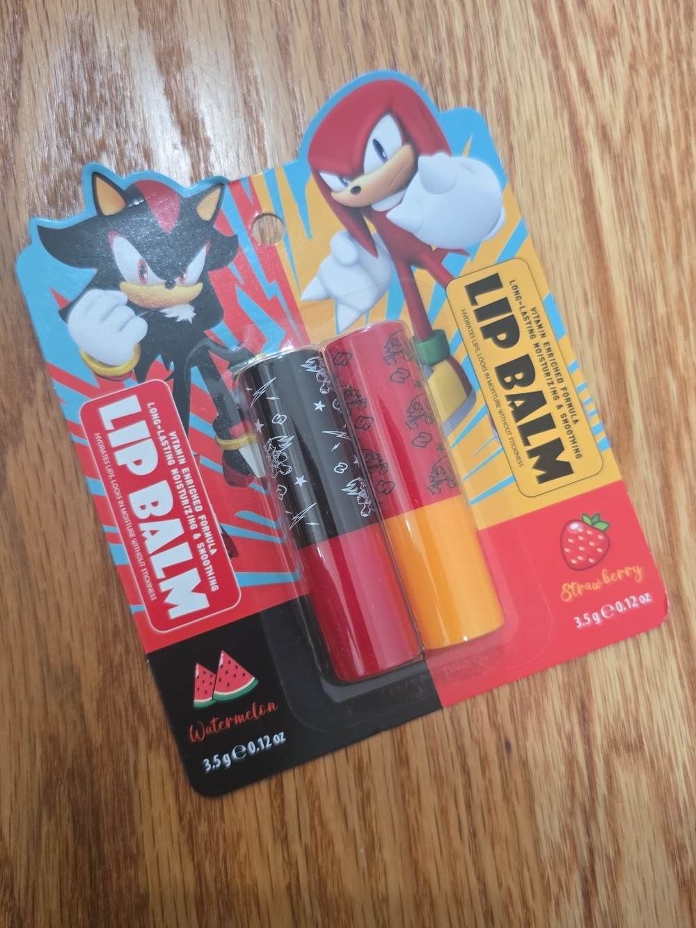 Lip Balm Duo - Red, Black & Orange Moisturizing Balm